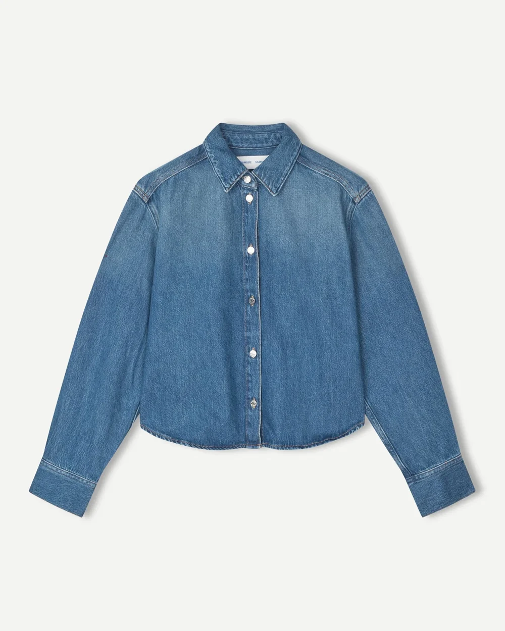 SACELIA SHIRT 15893 / FLUID DENIM - Image 6