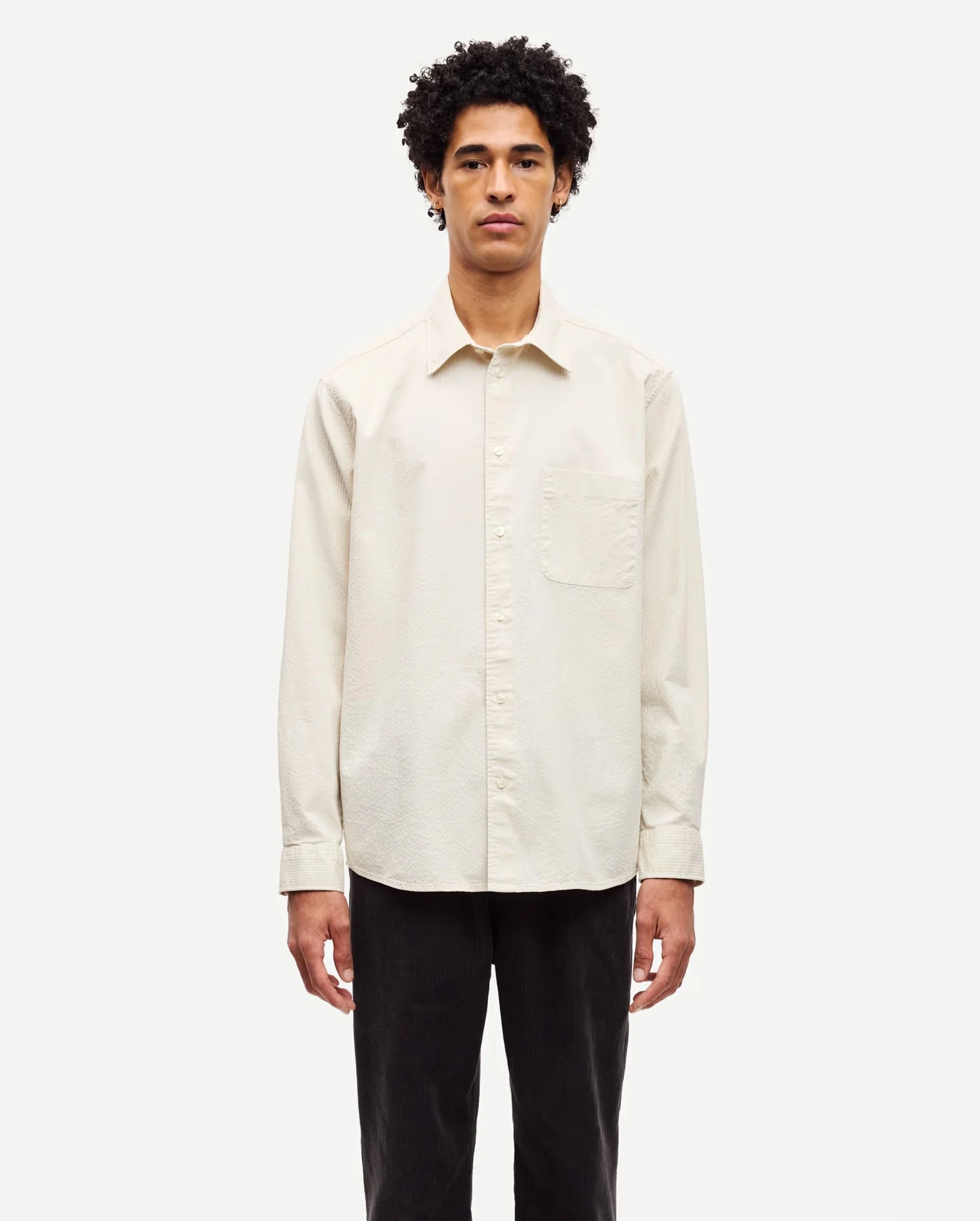 SADAMON J SHIRT 15711 / SILVER BIRCH
