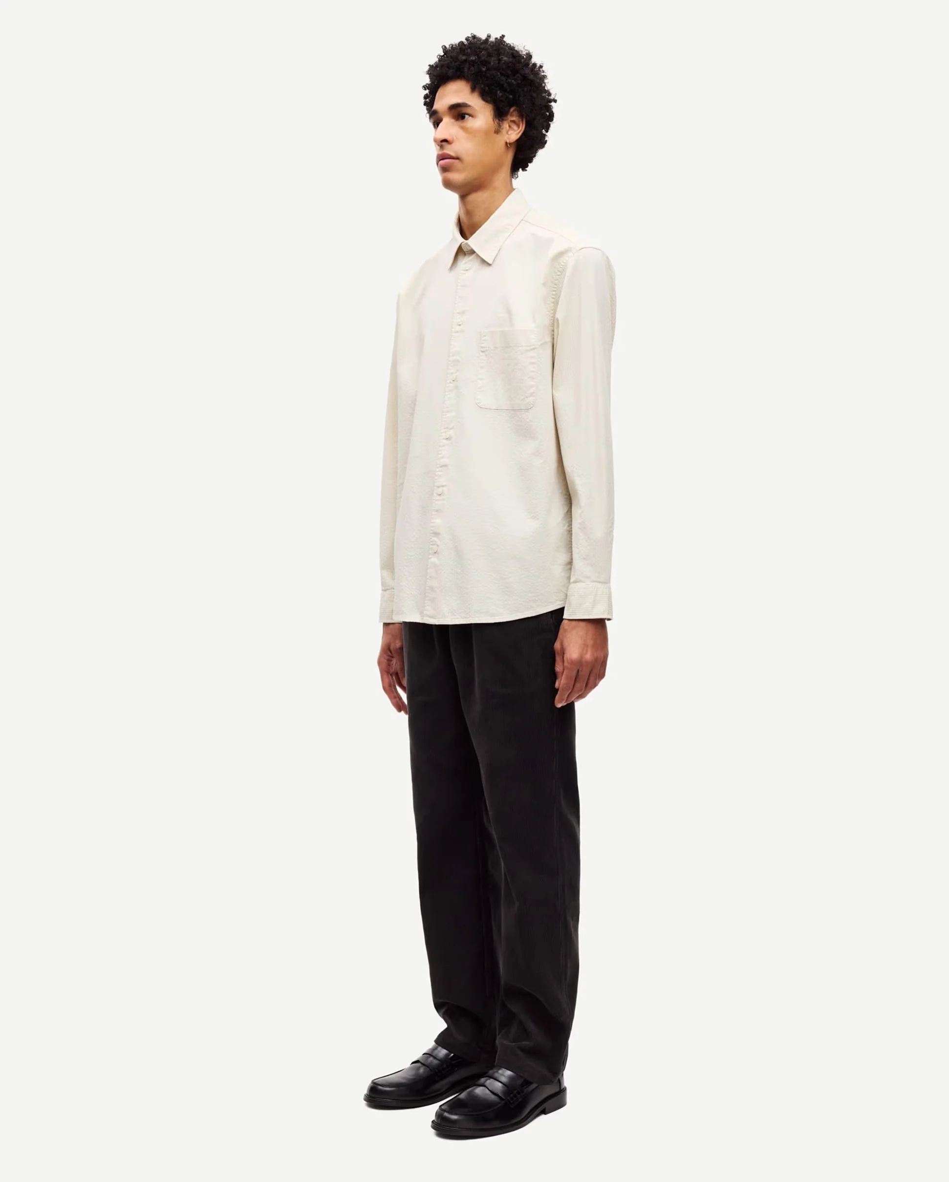 SADAMON J SHIRT 15711 / SILVER BIRCH - Image 5
