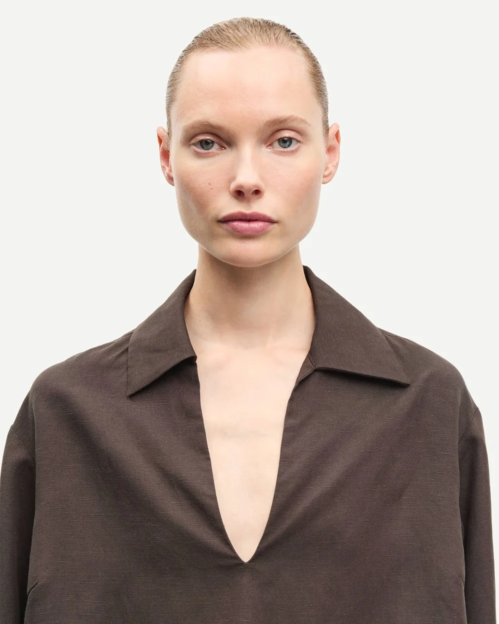 SADAPHNE SHIRT 15262 / MULCH - Image 2