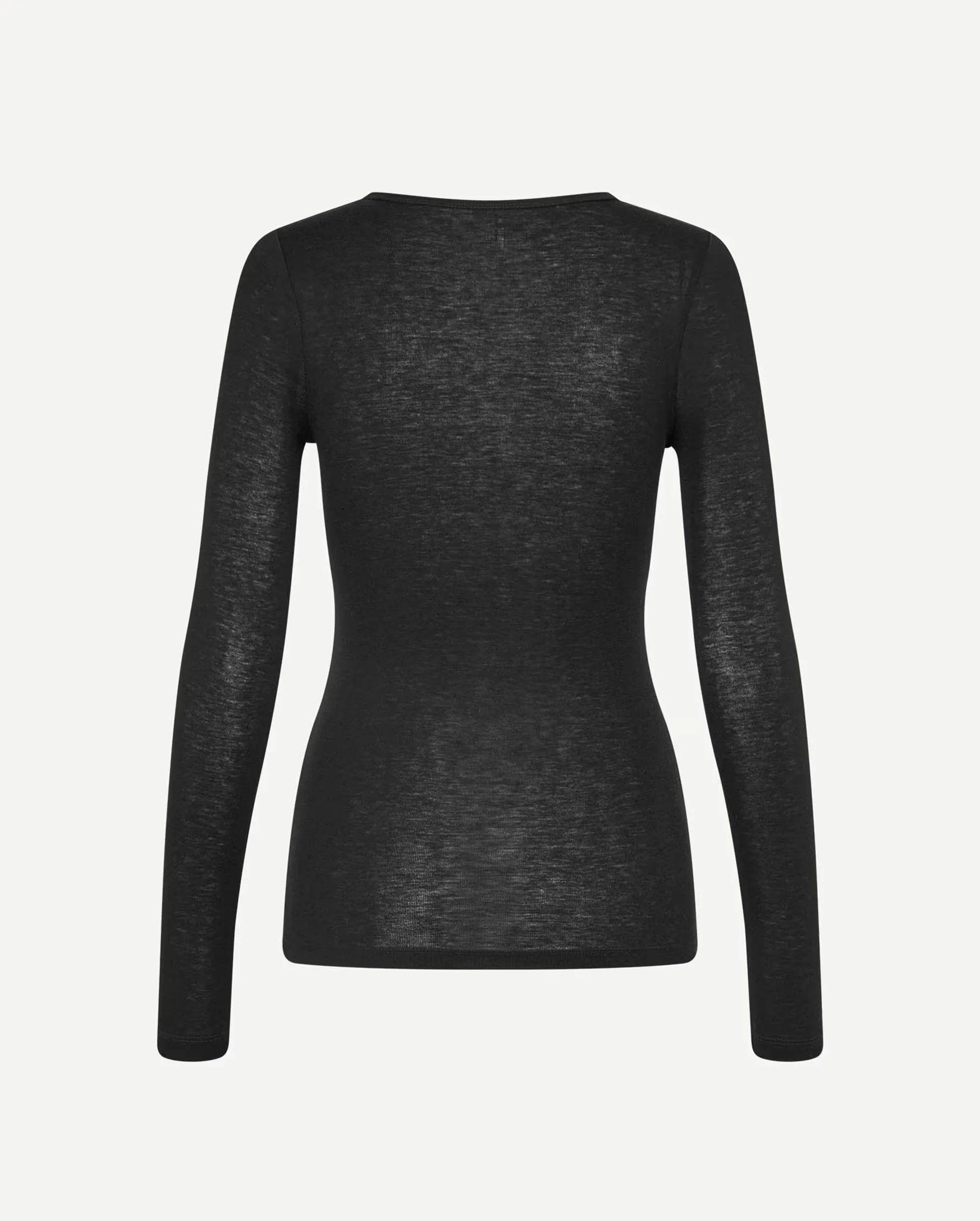 SADOU T-SHIRT LS 15499 / BLACK - Image 7