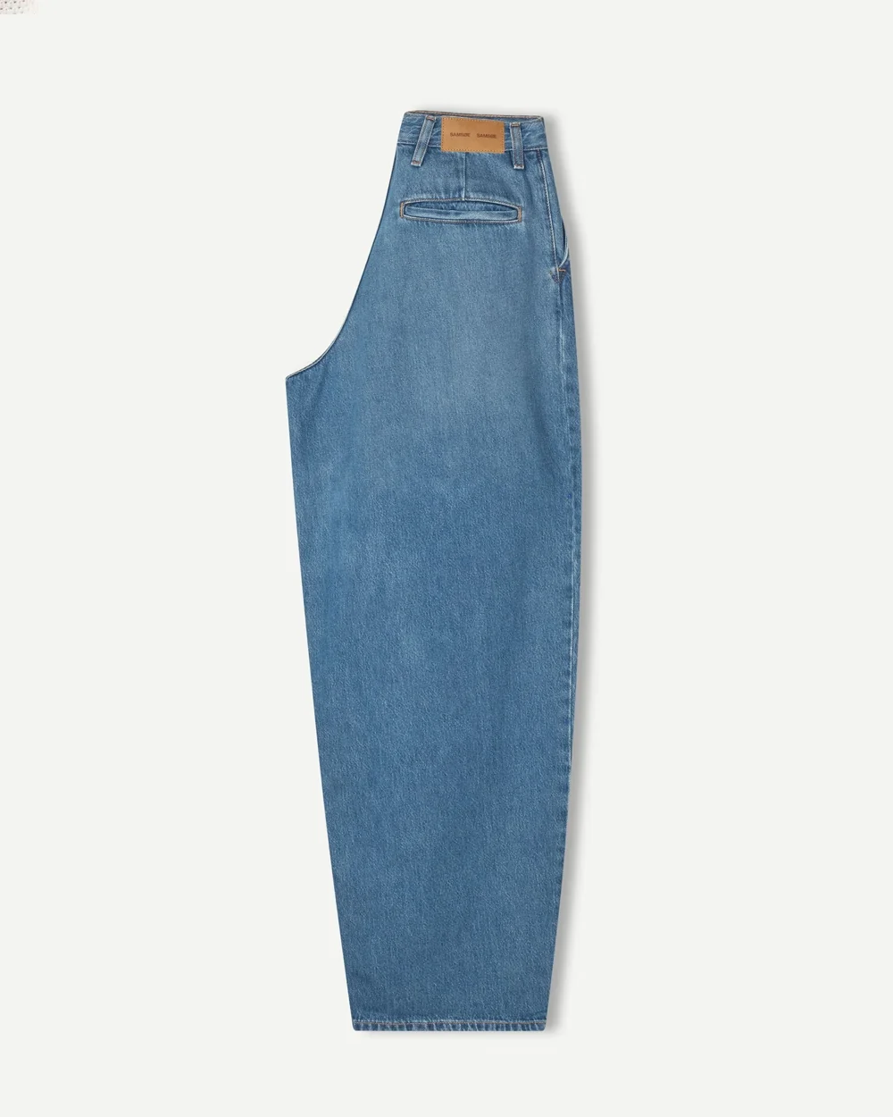 SAHARPER PLEAT JEANS 15893 / FLUID DENIM - Image 8