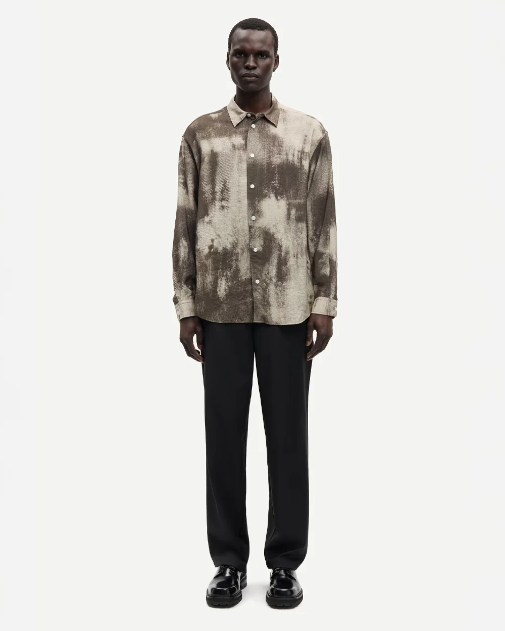 SALUAN X SHIRT 15961 / RUSTIC BROWN - Image 4