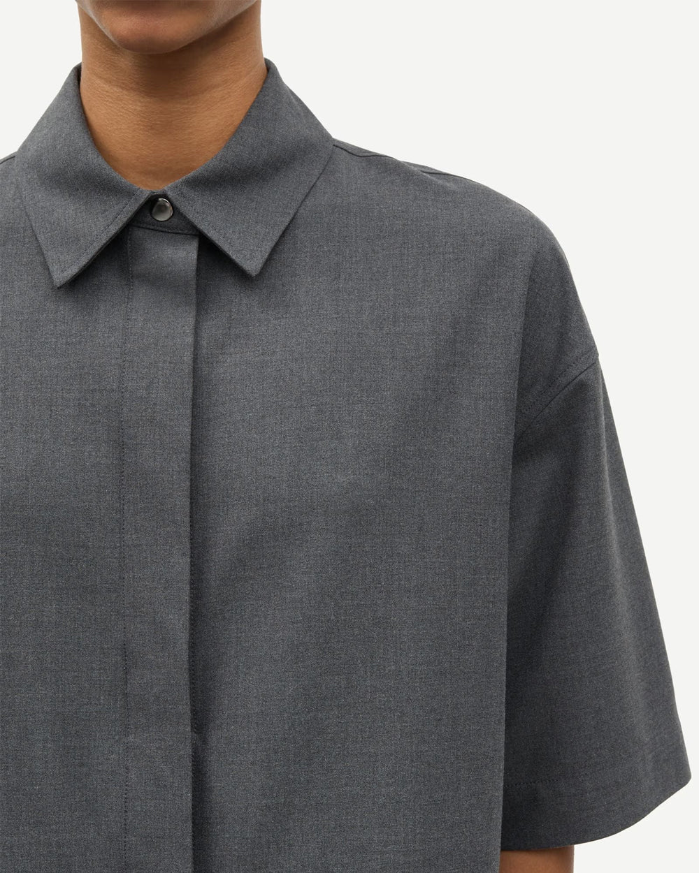 SALULU SS SHIRT 16054 / OMBRE BLUE - Image 3