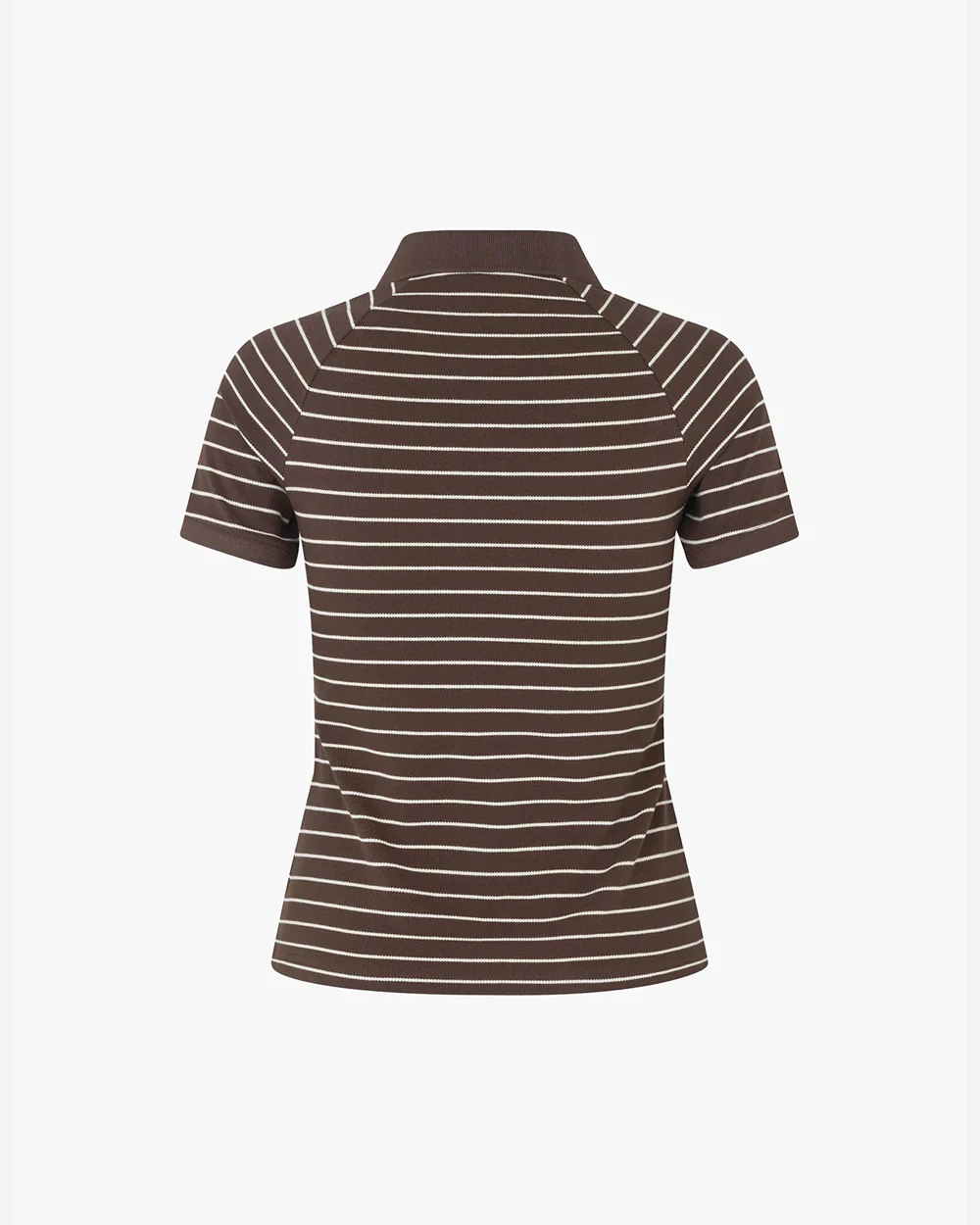 SAMIA SS POLO 15888 / COFFEE BROWN ST. - Image 6