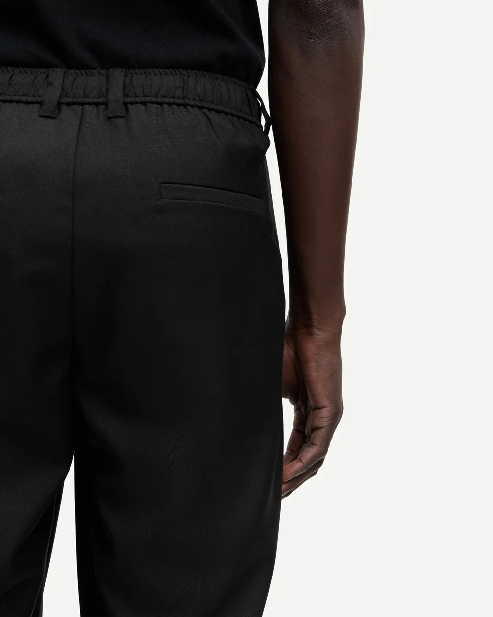 SANOAH FLEX TROUSERS 15969 / BLACK MEL. - Image 4