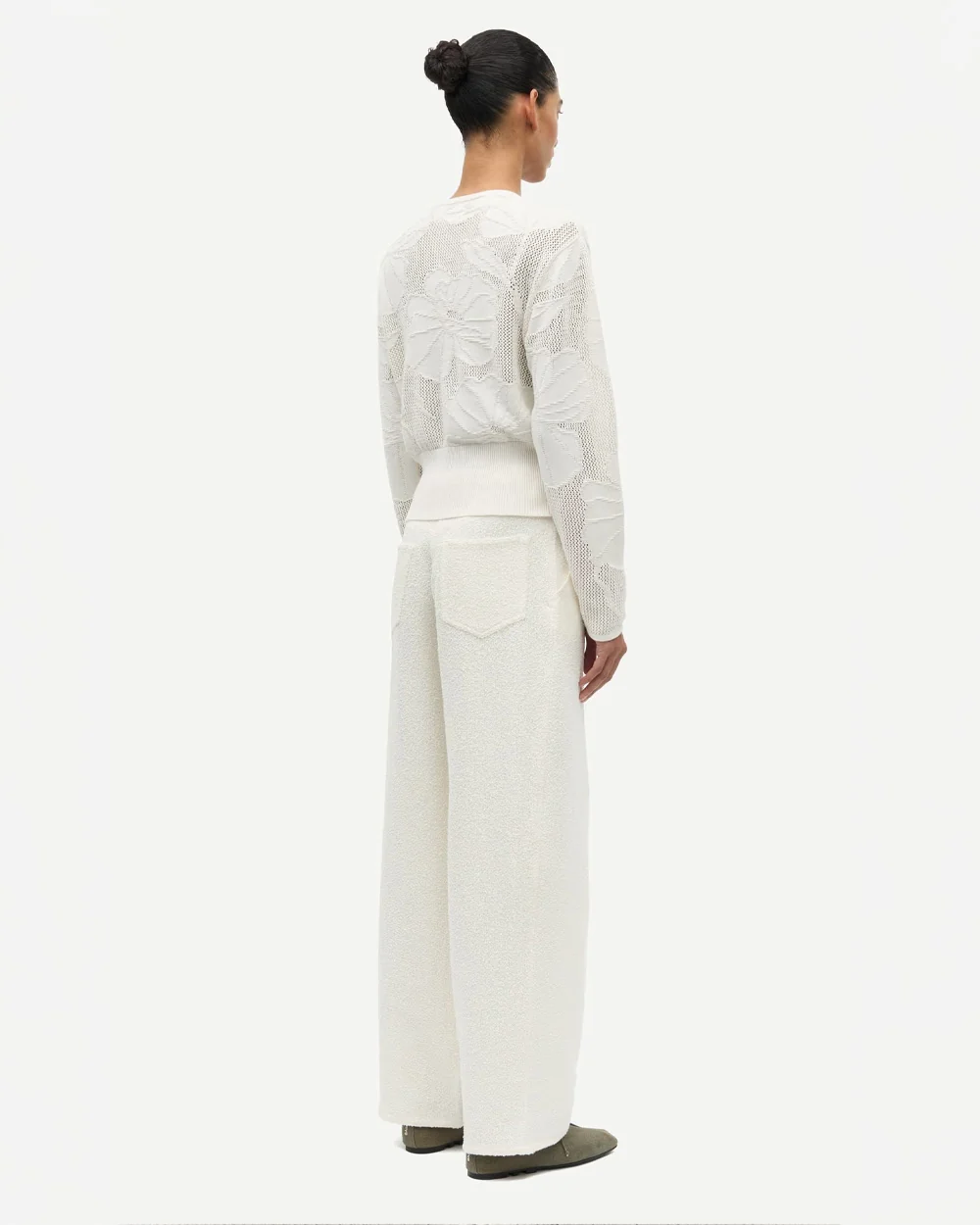 SAPOPPIE CARDIGAN 15529 / CLEAR CREAM - Image 3