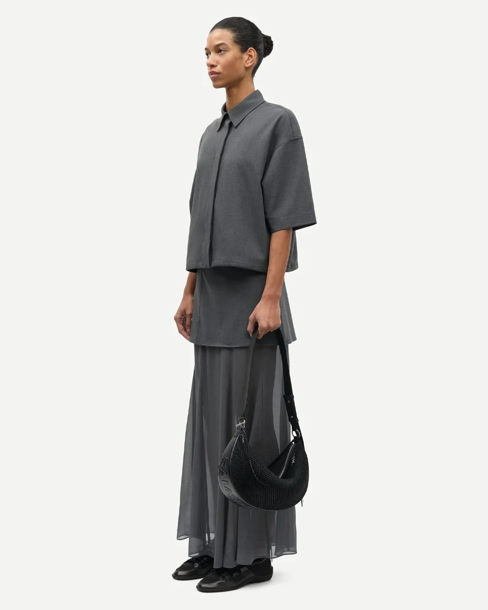 SARIMA SKIRT 16054 / OMBRE BLUE - Image 4
