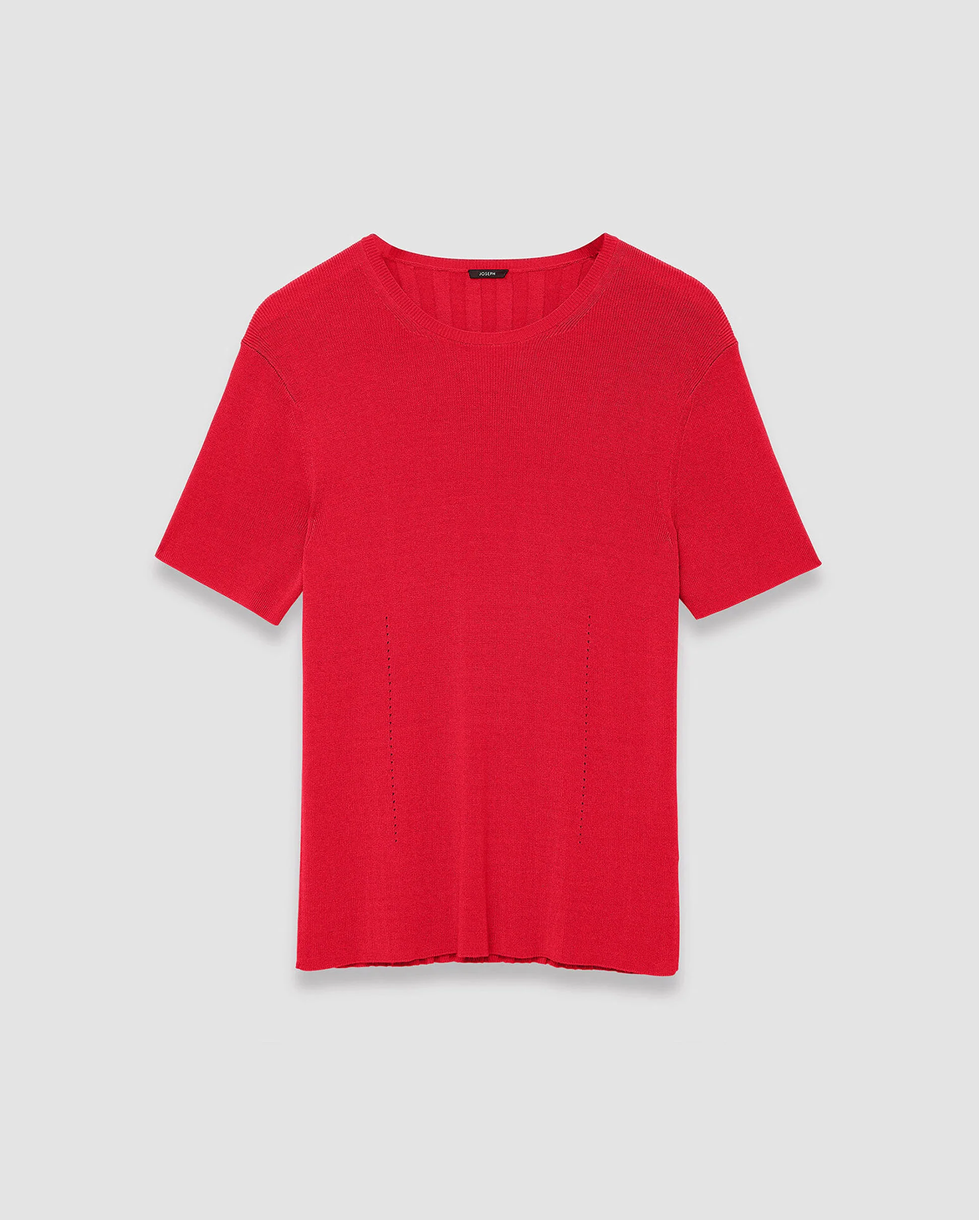SATINY RIB TOP / CRIMSON - Image 8