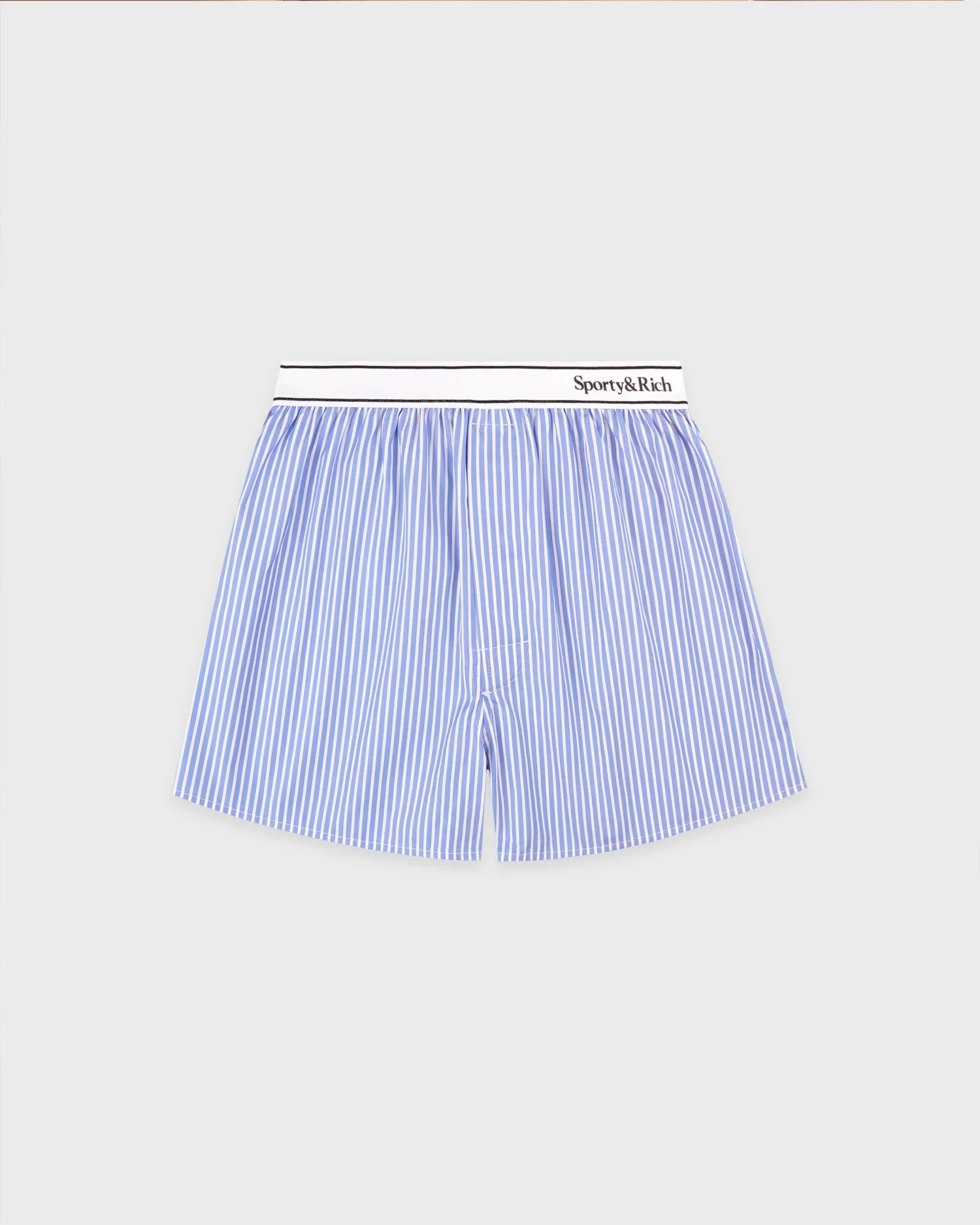 SERIF LOGO BOXER / NAVY STRIPE