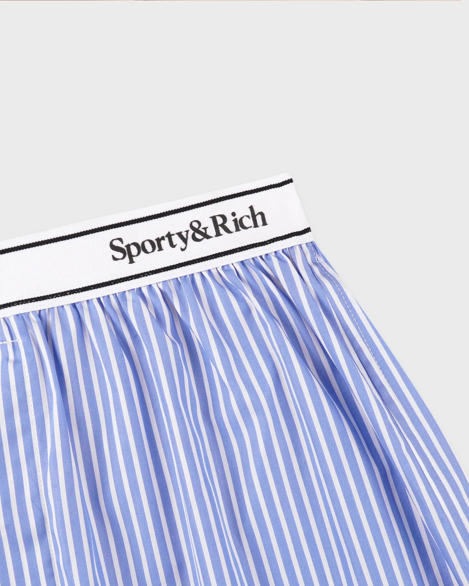 SERIF LOGO BOXER / NAVY STRIPE - Image 5