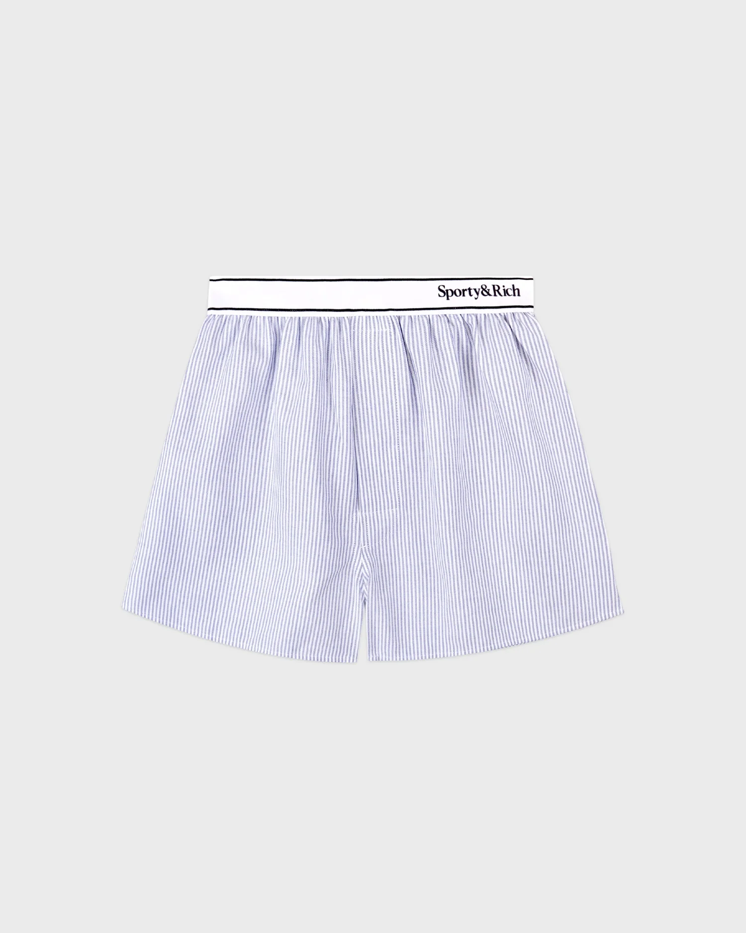 SERIF LOGO OXFORD SHORT / NAVY STRIPE - Image 5