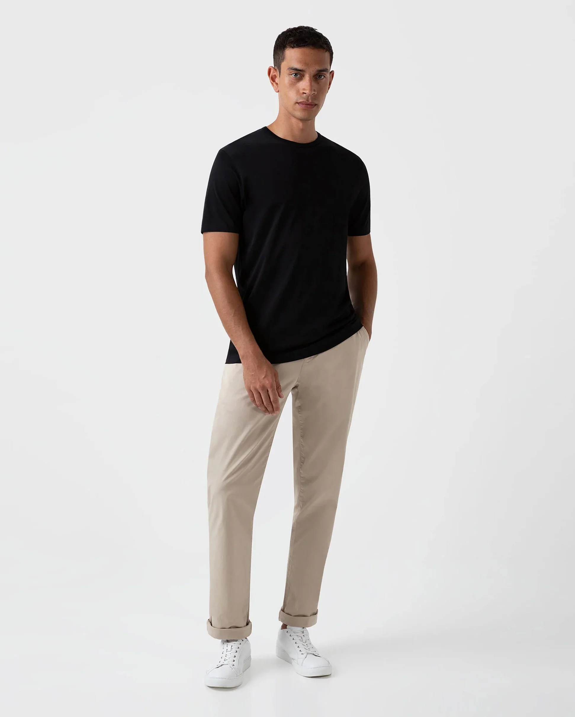 SLIM FIT CHINO / LIGHT STONE - Image 2
