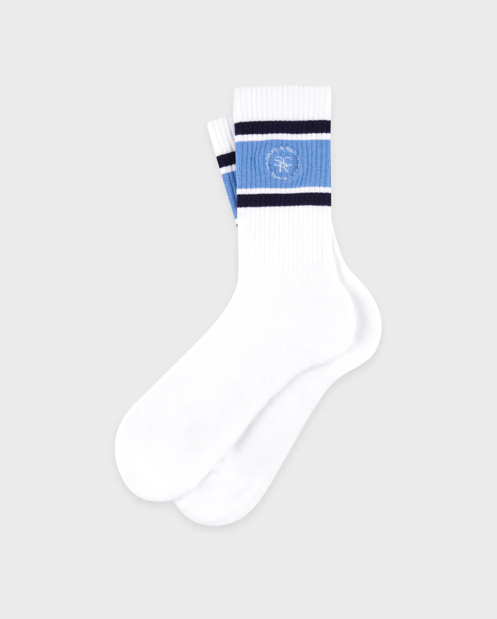 SRHWC ROLLER SOCKS / WHITE JUNIPER NAVY