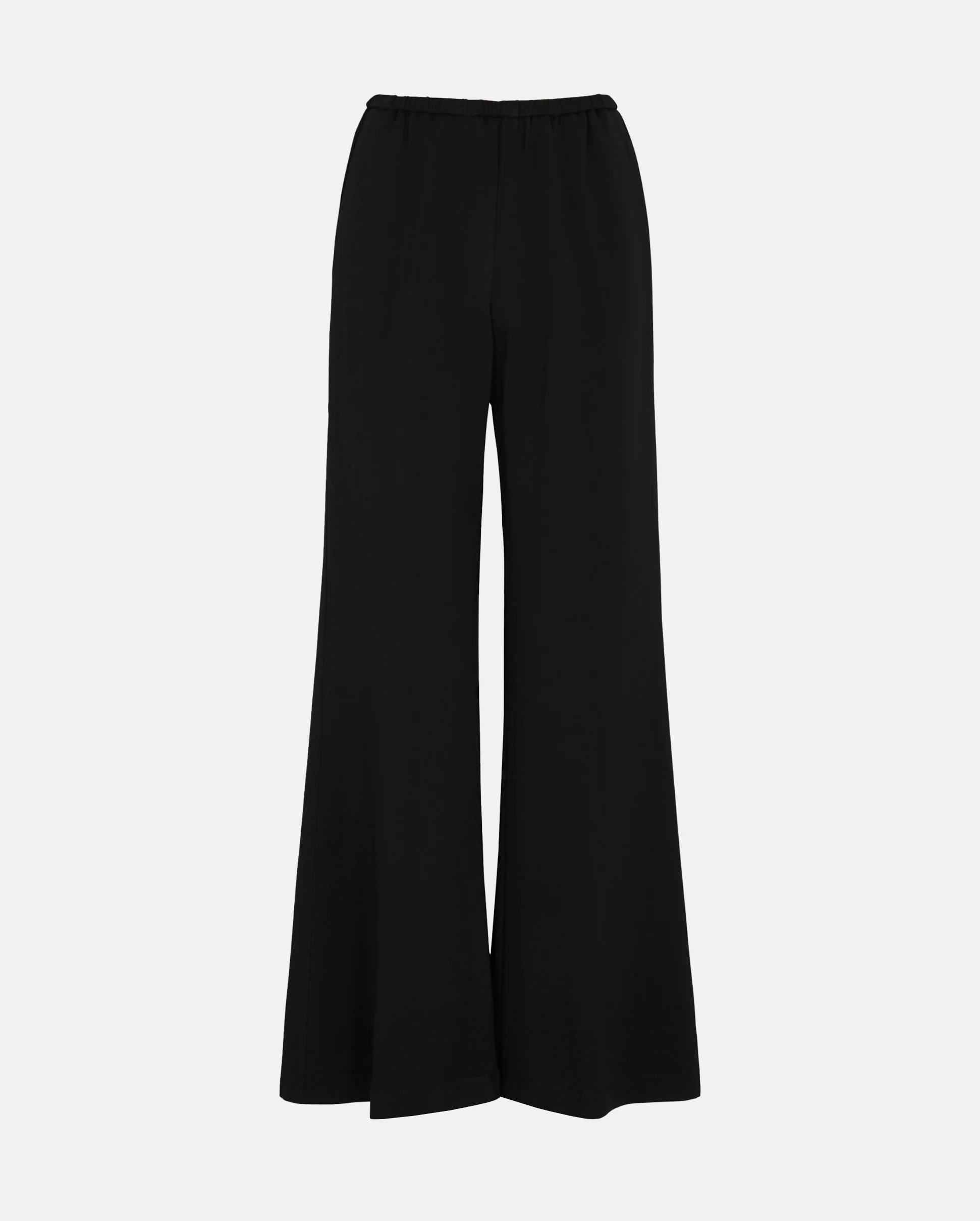 STRETCH CREPE CADY FLARED PANTS / NERO - Image 4