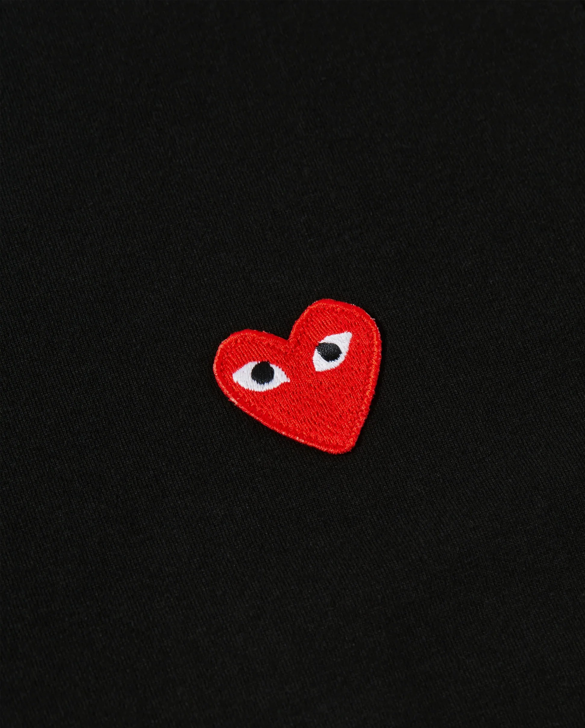 T108 WOMENS RED HEART T-SHIRT / BLACK - Image 4