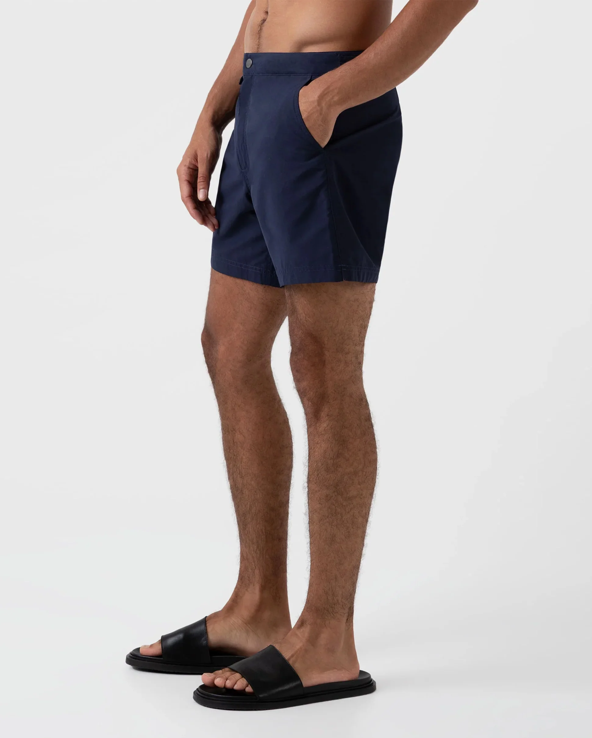 TAILORED SWIM SHORTS / NAVY - Image 3
