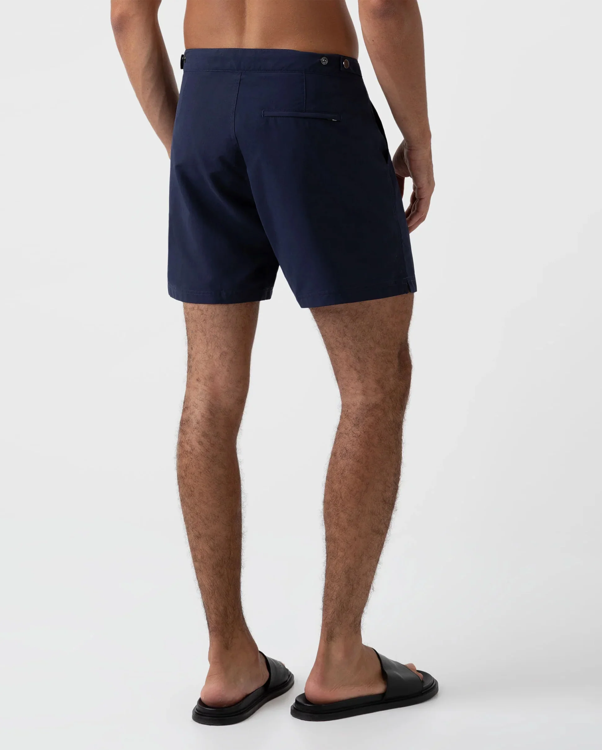 TAILORED SWIM SHORTS / NAVY - Image 4