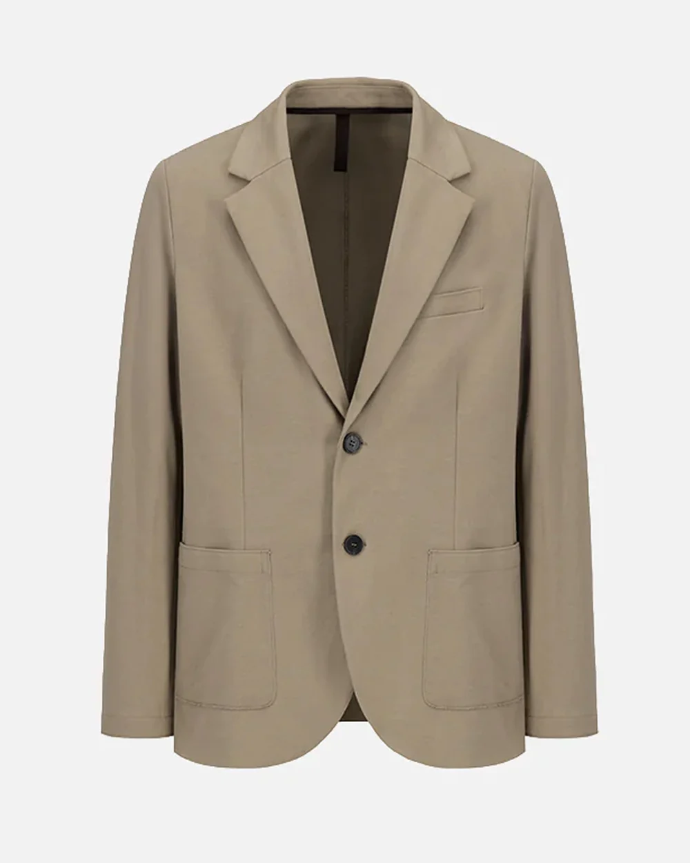 TRAVEL BLAZER COTTON JERSEY / TAUPE - Image 6